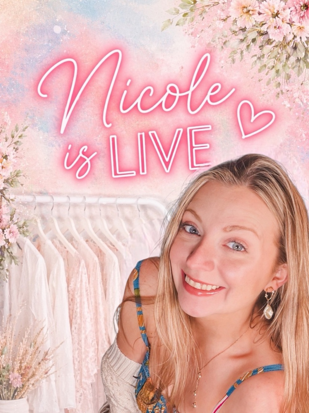 ✨NICOLE is LIVE!✨ FREE PEOPLE & Low Start BOHO Bargains 🌸🫶👗✨